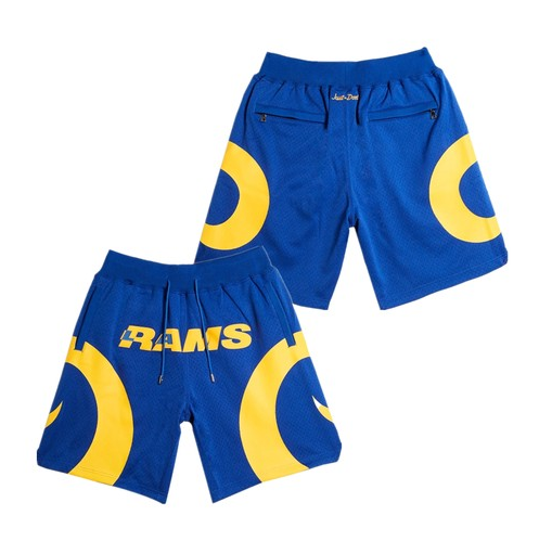 Men's Los Angeles Rams Just Don Shorts (Run Smaller)
